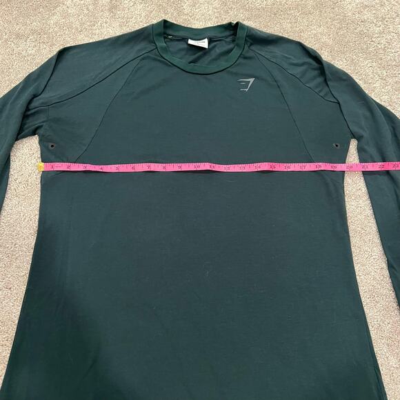 Gymshark Women's Longsleeve Shirt Dark Green Size Large - Picture 10 of 10